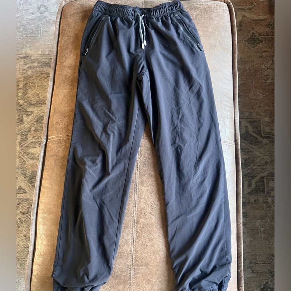 Athleta girl black track pants - sz large (12 years), lined